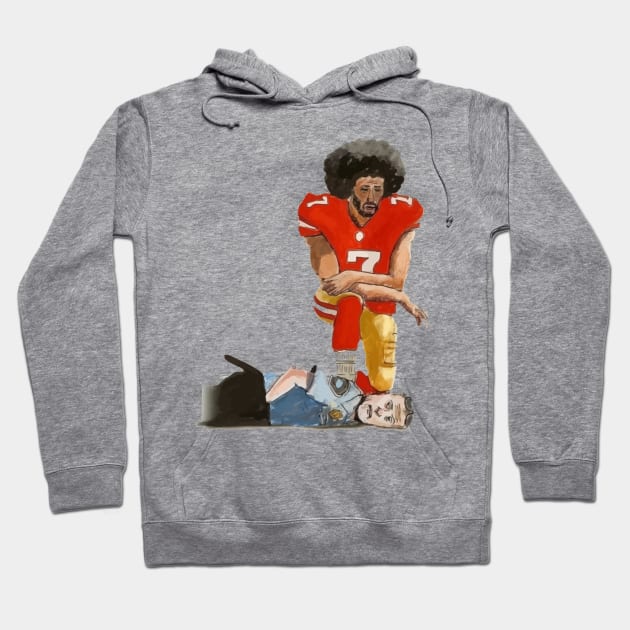 Colin Kaepernick - Derek Chauvin Hoodie by Nashida Said